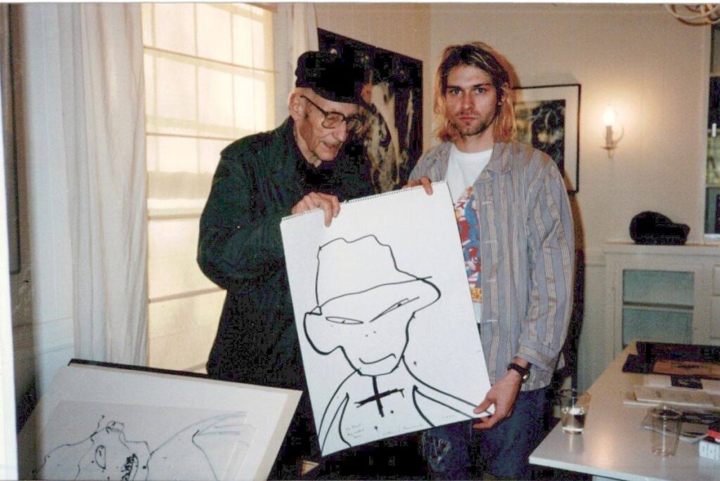 kurt cobain william burroughs FOTOS DE KURT COBAIN JUNTO A WILLIAM BURROUGHS